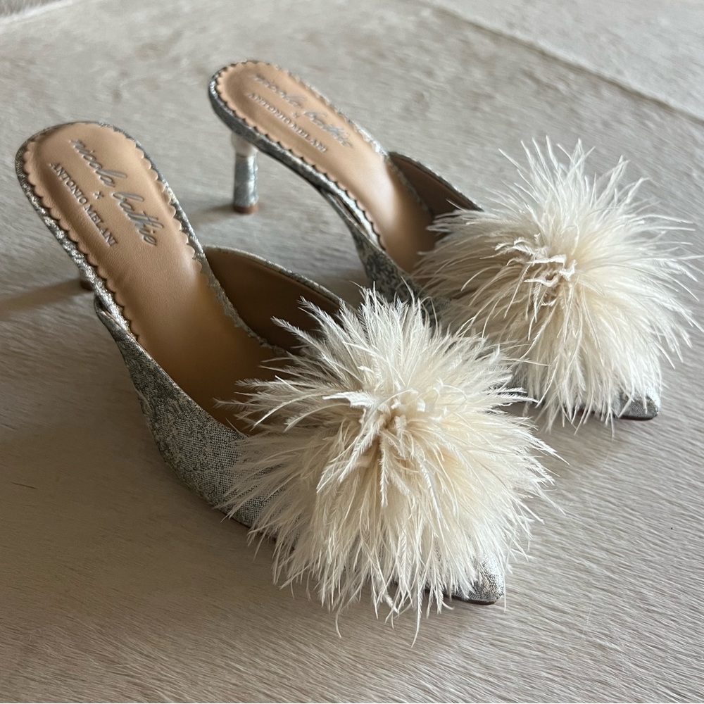Nicola Bathie x Antonio Melani Mules | Size 7.5